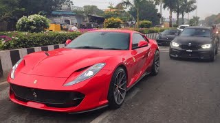 Ferrari 812 Superfast In Chennai INDIA ,Loud V12 Sounds🔥💯