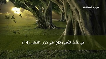 تلاوة رائعة من سورة الصافات لشيخ تركي الرميح