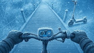 40 MPH Dual-Motor E-Scooter on the Mount Vernon Trail! Ausom L2 Max freezing cold