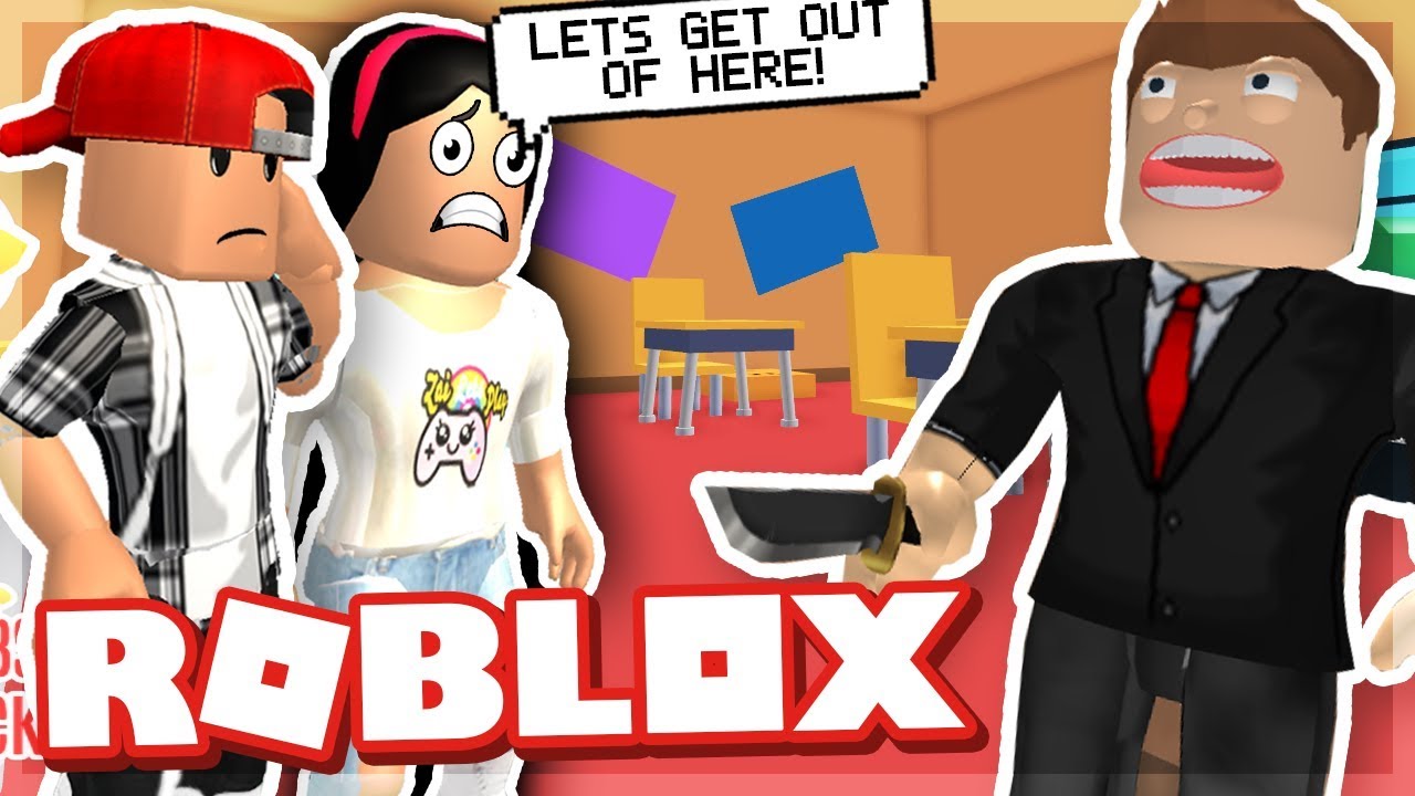 Breaking Out Of School With My Girlfriend Roblox Escape The School Obby Youtube - zia lets play roblox obbys