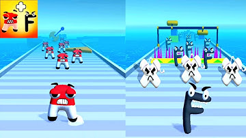 Merge Alphabet Run ABC Lore Max Level Unlock Letters  ABCD (A-Z) Merge Alphabet Lore Run