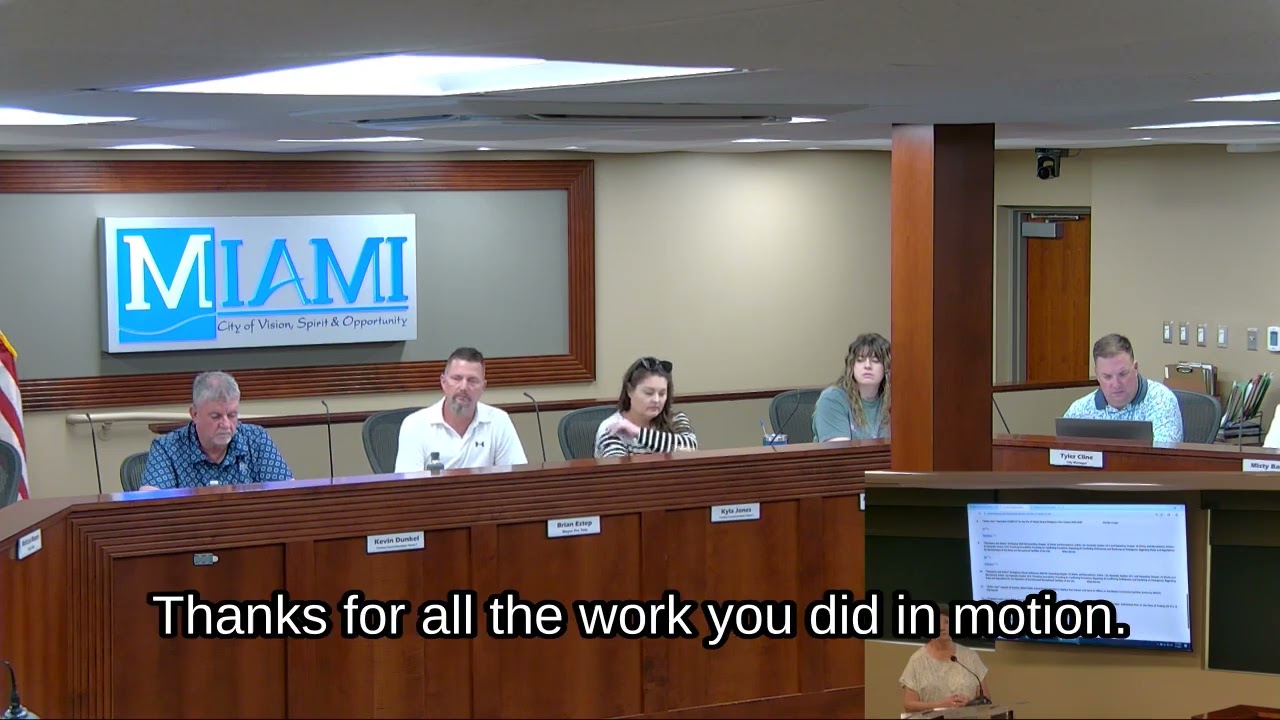 Miami City Council - Jul  1, 2025 | ExposeMiamiOK