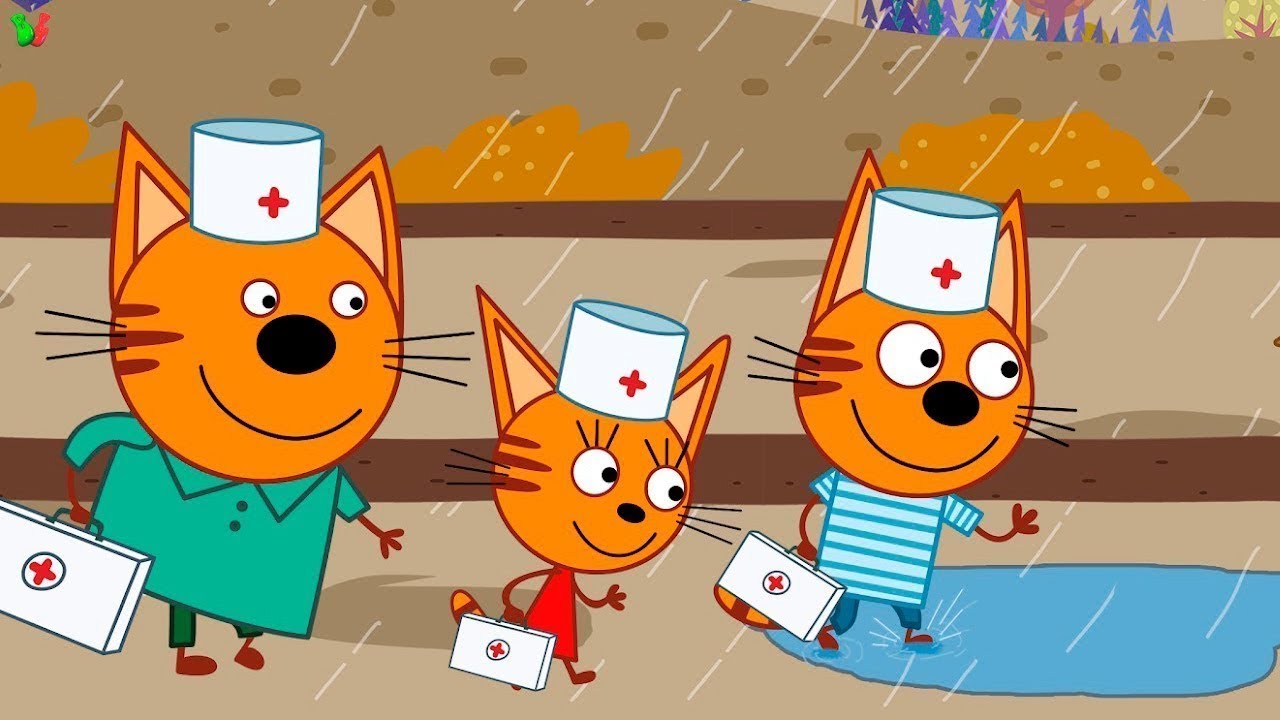 Три кота молочный зуб