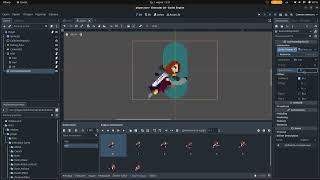 Анимация персонажа при помощи спрайтов в Godot 4