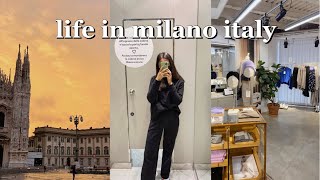 Life in Milan Vlog: autumn vlog, sunrise, shopping and unboxing korean skincare | Italy Milano Vlog