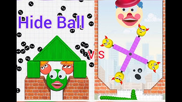 Draw to smash puzzle Ball v/s hide ball android and ios gameplay brain teaser