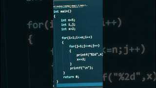 Pattern 8 in C Programming 🚆🚆🚆