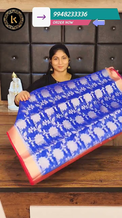 Banaras Semi-Geogette Sarees || Amazing Quality || #trending #sareefashion #shorts #subscribe #lk
