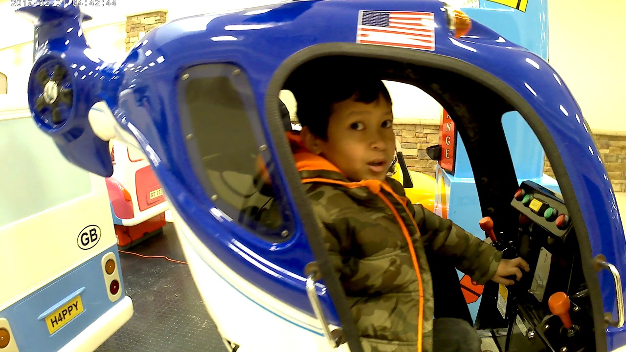 1995 Police Helicopter Kiddie Ride YouTube