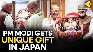 Pm Modi In Japan Pm Modi Presented With Symbolic Daruma Doll At Historic Japanese Temple Originals