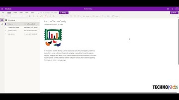 2022 | Open Your TechnoKids Class Notebook in OneNote Online