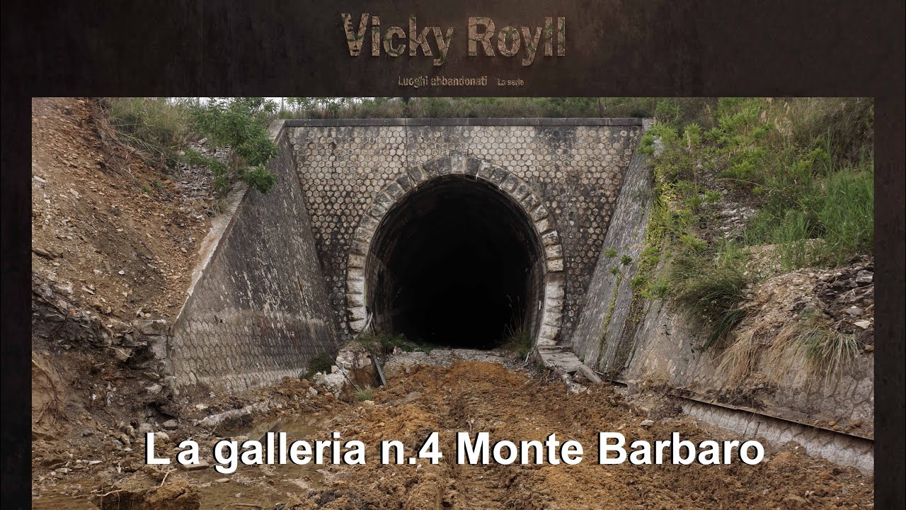 (Luoghi abbandonati) La galleria n.4 Monte Barbaro - Segesta - Ferrovia Alcamo Diramazione -Trapani