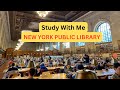 STUDY WITH ME At NEW YORK PUBLIC LIBRARY LIVE 24 7
