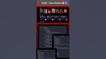 Netflix - Clone Website using HTML and CSS #coding #codingtutorial
