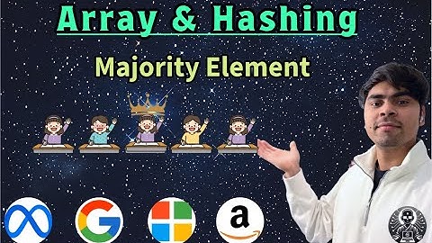 LeetCode 169 | Majority Element | Python Boyer-Moore Voting Algorithm | AlgoYogi