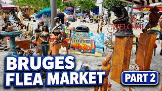 Bruges Flea Market 2026 🇧🇪 | Zandfeesten Antiques & Brocante Walk Continues – Part 2
