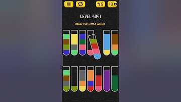 Water sort puzzle level 4041