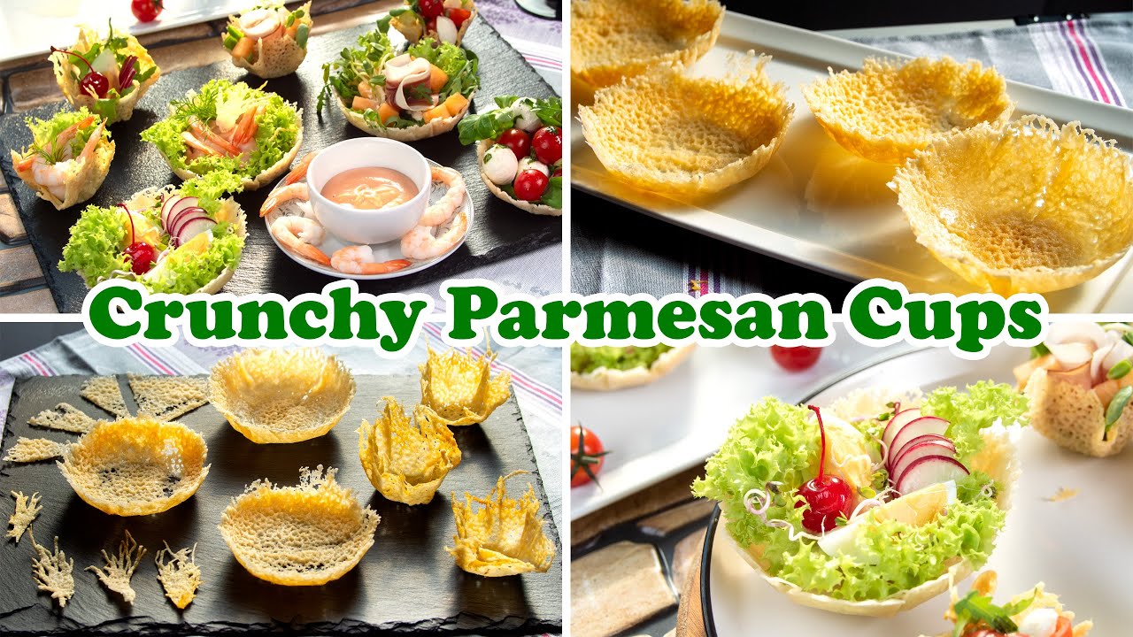 How to prepare Crunchy Parmesan baskets. Parmesan fantasies and