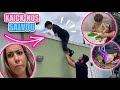 Ficamos presos do lado de fora  escola nova  mercado  vlog  kathy castricini