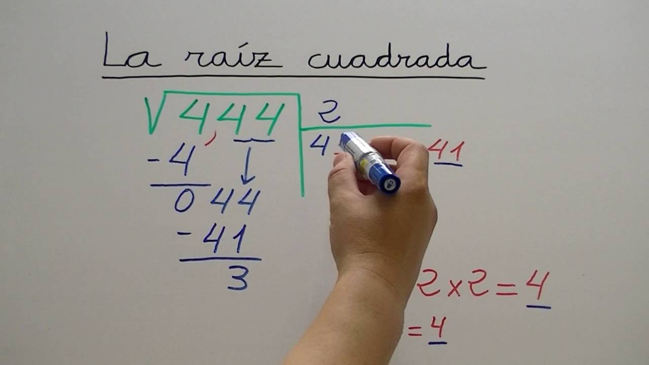 Como Resolver Una Raiz Cuadrada De 5 Cifras