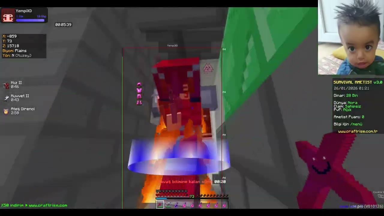 Hile Pvp/Karışık Çerezlik Cl de var