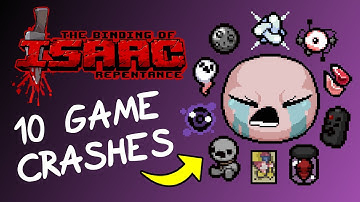 10 Bugs that crash the Game! (Isaac Repentance)