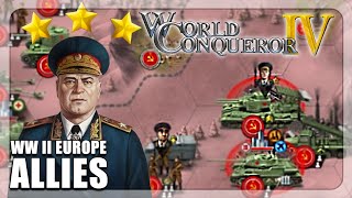 World Conqueror 4 - All Allies WW II Europe Scenario Missions [3 Stars, Normal] screenshot 3