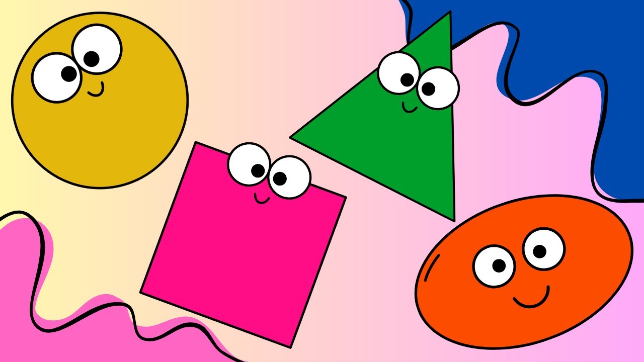 Shapes Song for Kids| Learn Shapes for Kids| Circle, Square, Triangle, Rectangle & Oval Song