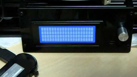 Verification of RepRapDiscount Smart Controller, without homing, endstop to carriage ＞ 84mm