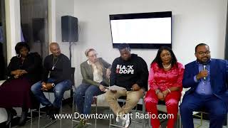 Guests Belinda James, Big Tigger, Veronica Waters, Gen Johnson and Rodney Harris @ Black Media Mixer