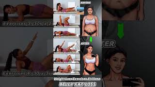 Yoga Pilates-Reduce Belly Fat- Exercises At Home short reducebellyfat bellyfatloss yoga