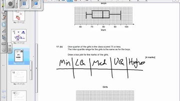 AQA Maths Higher Nov 2014 Calc Q17
