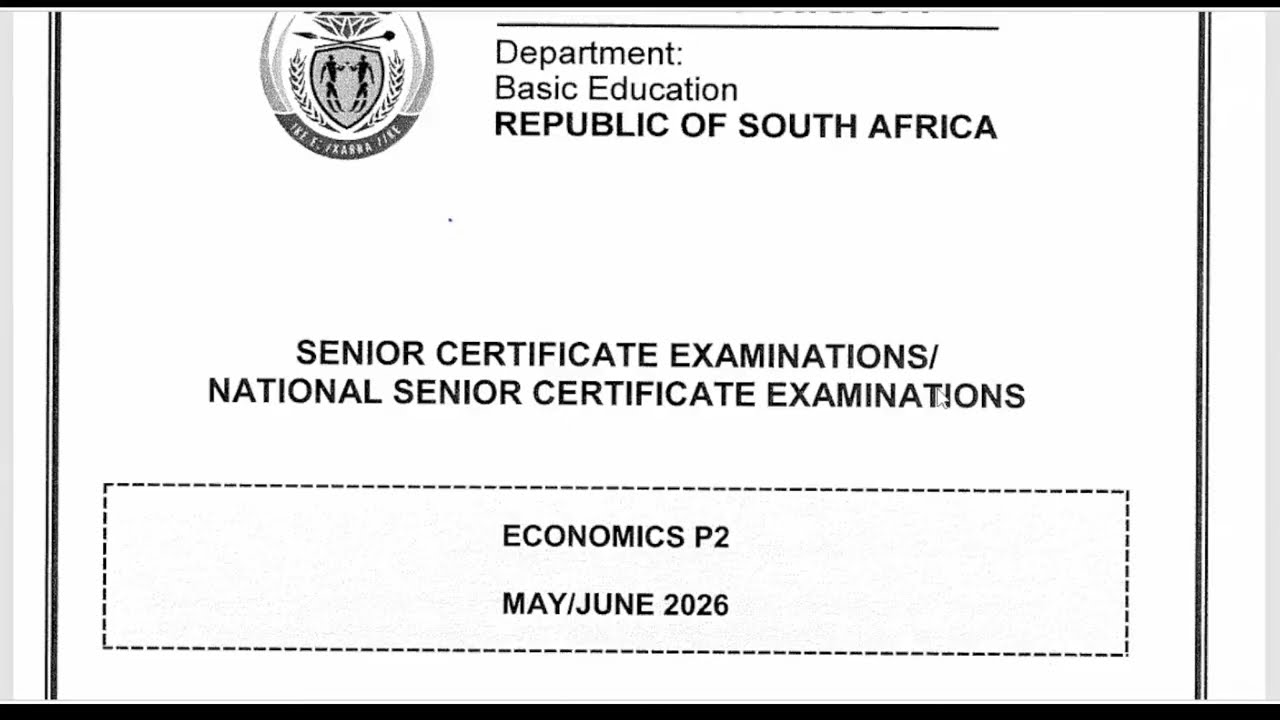 MEMO ECONOMICS PAPER 2 JUNE EXAM 2026 GRADE 12 THUNDEREDUC GRADE 12 ECONOMICS PAPER 2 2026