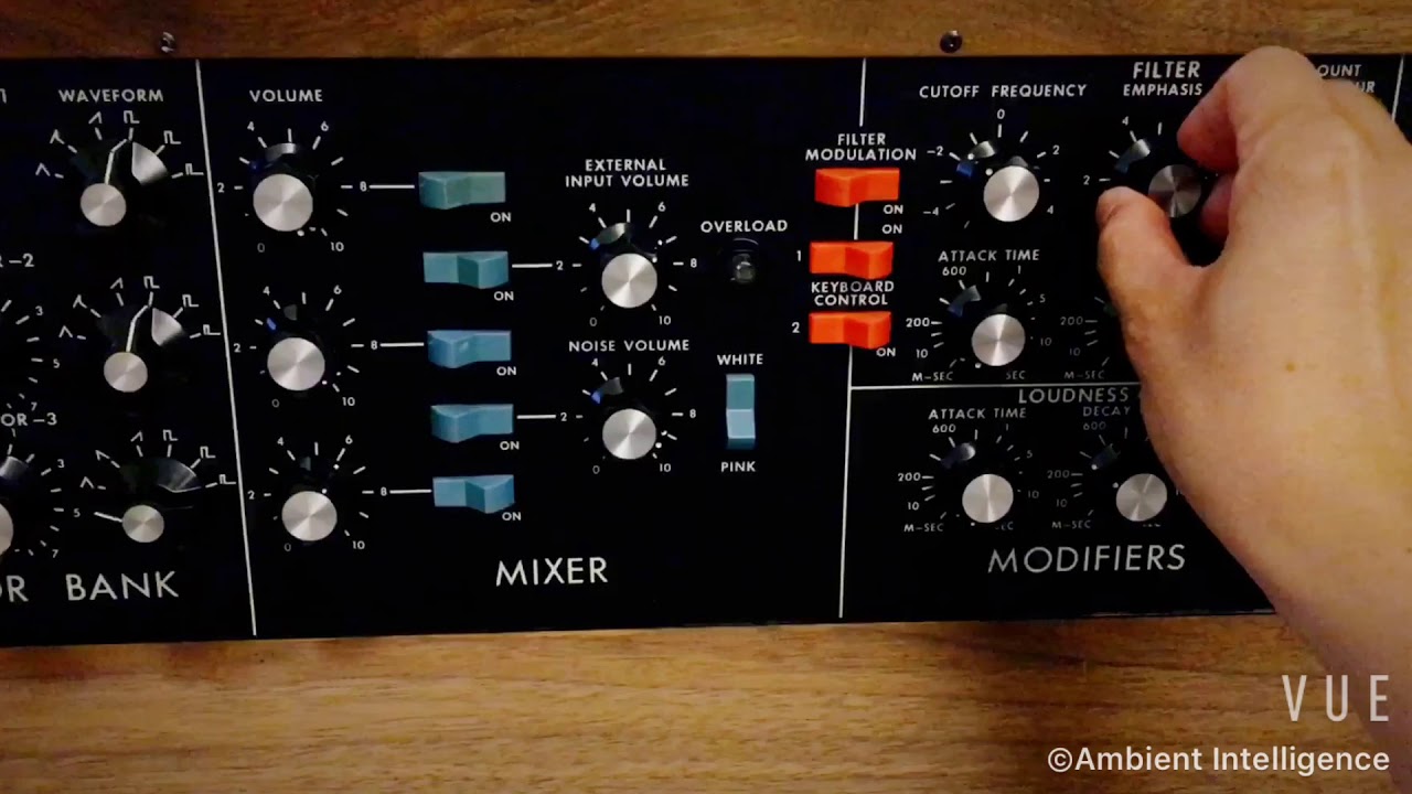 Midimini + Minimoog Model D (1973) jam using Engine Sequencer