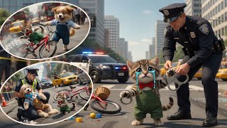 The Dog Who Saved the Little Cat 🚔🐱🐶 A Police Mistake Turned Into a Miracle 💔 | Emotional cat Story