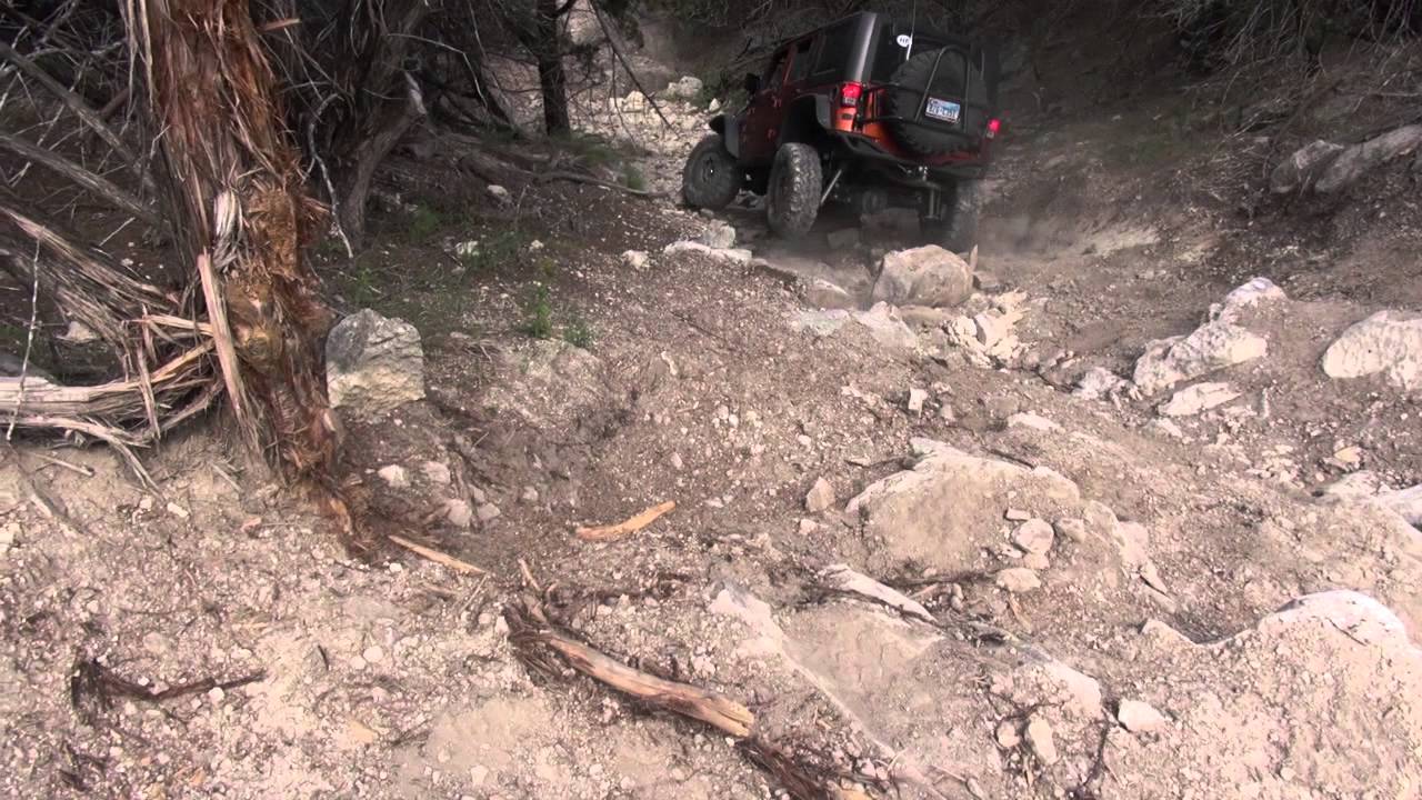 Hill Country Crawlers : Bull on Wildcat Stairway at Hidden Falls