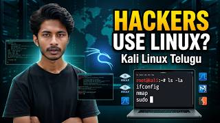 Hackers Linux Ela Use Chestaro? | Kali Linux Tutorial for Beginners Telugu 2026