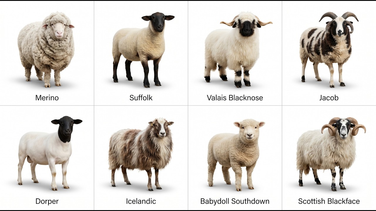 EVERY SHEEP BREED EXPLAINED 🐑 - YouTube