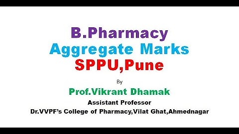 SPPU l B.Pharm Aggregate Marks l How to calculate?