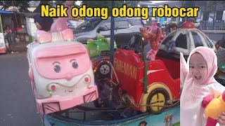 NAIK ODONG ODONG ROBOCAR POLI, SERU MAIN DI ALUN ALUN GARUT