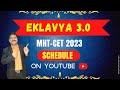 MHT-CET Eklavya 3.0 Time Table Released | Dinesh Sir