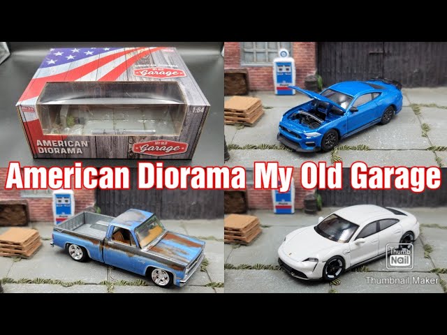 American Diorama 1:64 My Old Garage Diorama Review ( Mijo