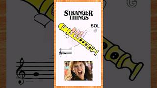 STRANGER THINGS on Recorder (Only 3 Notes!) | Easy Tutorial 🎶
