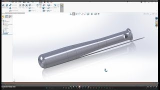 #SolidWorks Baseball batje - Key chain