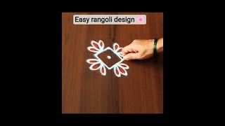 very easy rangoli design🌸#shortvideo#viralvideo#rangolii#trending#easyrangoli