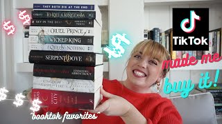 Booktok Made Me Buy it (book recommendations from the clock app)