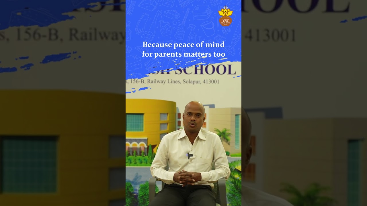 🧼✨ Safe & Clean Learning Spaces for Every Child! SPM CBSE School, Solapur