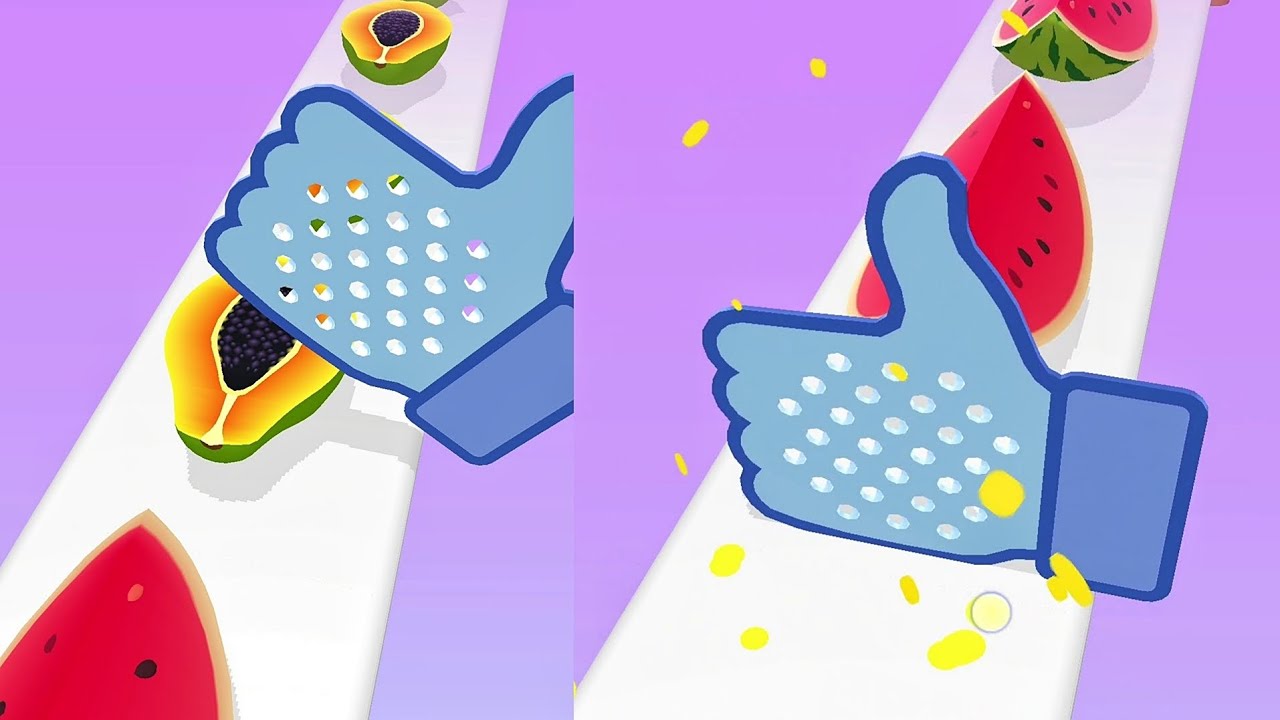 Perfect Slices Game! Satisfying and relaxing ASMR slicing video - YouTube