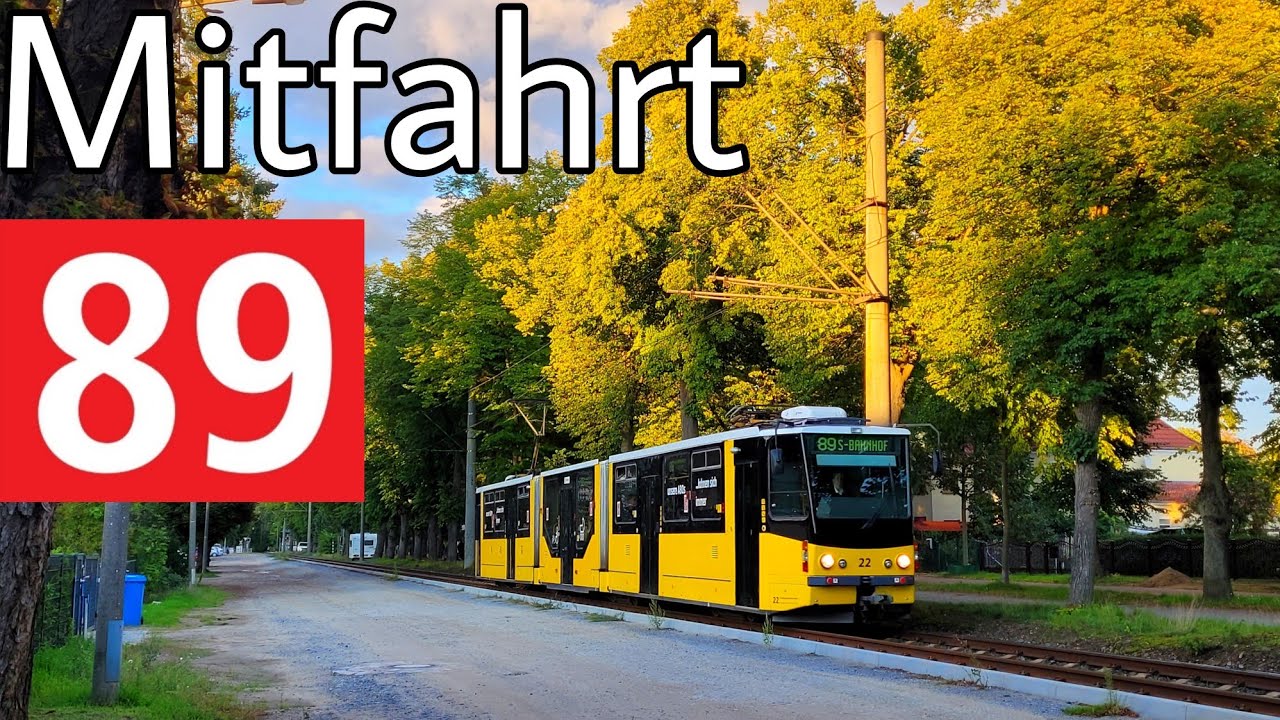 Strausberger Eisenbahn | Mitfahrt im KT8D5 auf der Linie 89 | Lustgarten - S-Bahnhof