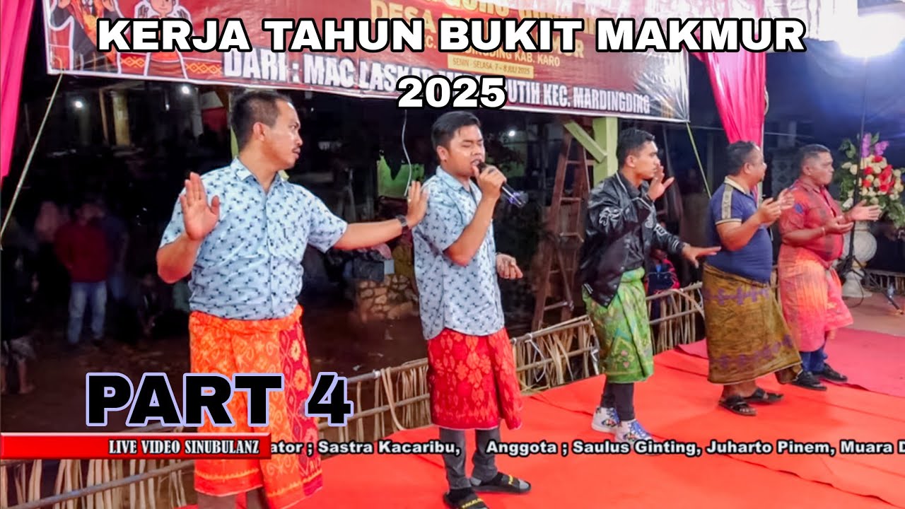 PART 4 KERJA TAHUN TERBARU 2025 BUKIT MAKMUR | ADU PERKOLONG-KOLONG BINTANG TAMU